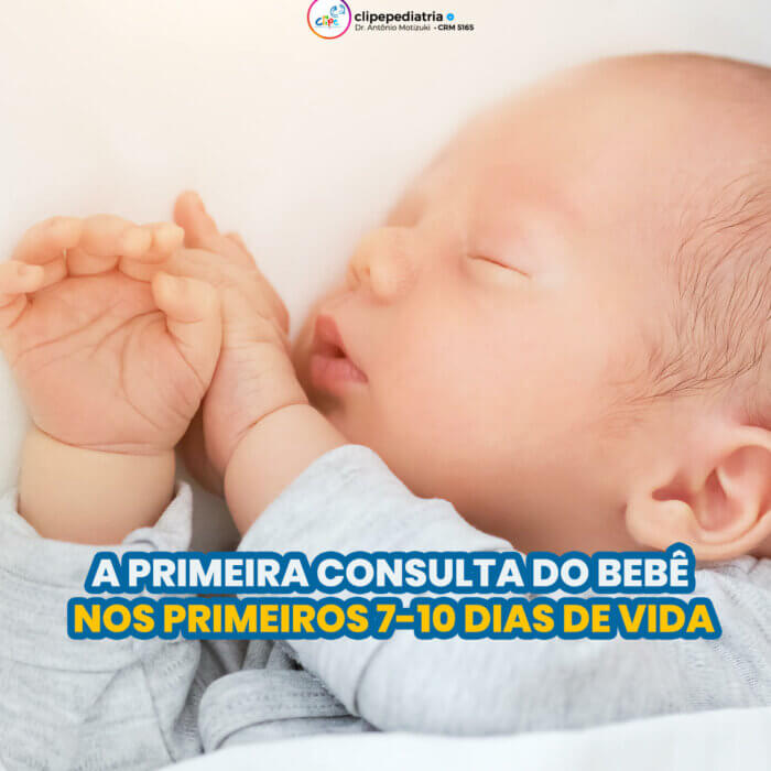 primeira consulta bebe